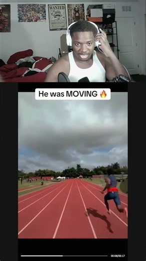 He was moving