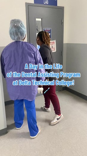 Here’s a look at a day in the life of a Dental Assisting Program student at Delta Technical College!🦷🪥 Learn more about DTC’s Dental Assisting Program at DeltaTechnicalCollege.com #DTCPride #dentalassistant