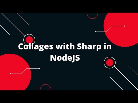 🎨🖼️ Create Stunning Collages with Sharp in NodeJS | Easy Tutorial! 🌟✨
