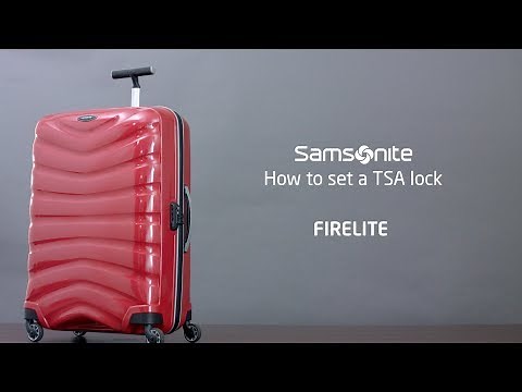 Samsonite Lock Instructions - Firelite