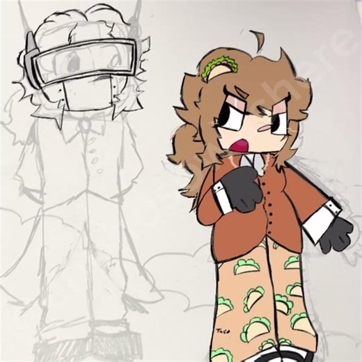 Tacos tirade but “humanized” speed paint lol..?|| #roblox #bfb #inanimateinsanity #ii #taco #mepad