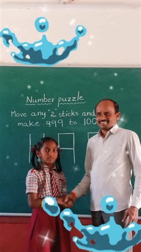 Braintest.Number puzzle.Move any 2 sticks to make 999 to 100.#brainlearning #criticalthinking.