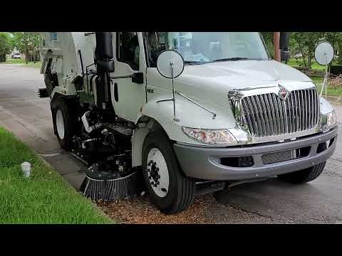 TYMCO Street Sweeper in ACTION