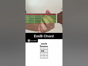How To Play The Em/B Chord On Guitar - Guvna Guitars