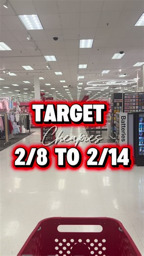 Target cheapies of the week from 2/8 to 2/14! These deals can also be done online! #target #targetcouponing #targetdeals #couponing #fyp