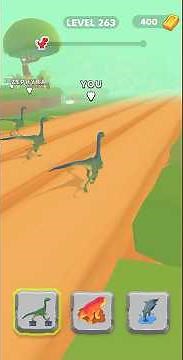 🎮 Dino Ninja Race Stage #263 🦖👑 #shorts #mobilegame #trex
