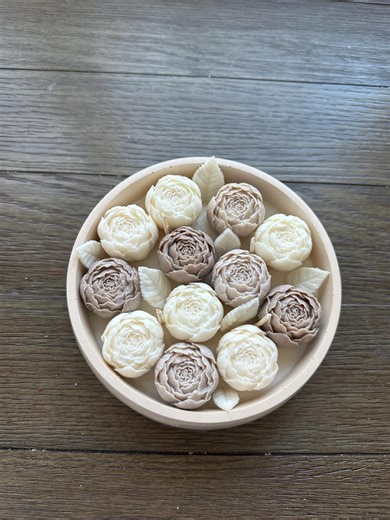 Handmade Floral Rose Candle – Valentine’s Day Gift – Decorative Candle - Etsy