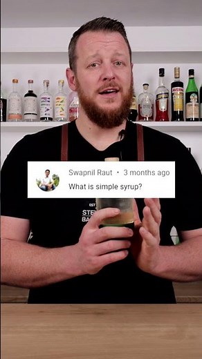 What is simple syrup? #shorts