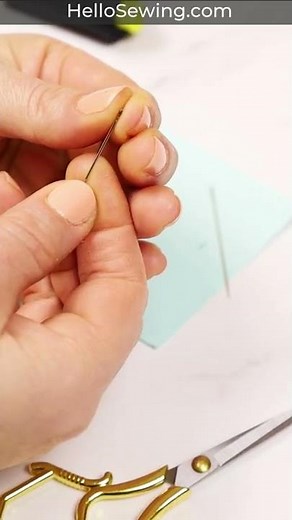 Genius Needle Threading Hacks Ep.12 Pinch the thread #shorts