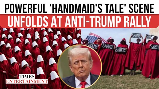 ‘Handmaids’ Flood Washington Streets As Massive Anti-Trump Protest Rocks D.C.
