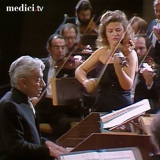 [BIRTHDAY] 🎂🎵 Herbert von Karajan was born on this day in 1908, let's celebrate his musical legacy with Anne-Sophie Mutter, in a newly acquired documentary now available on medici.tv! 🎂🎵 https://cutt.ly/dFqlz5f | medici.tv