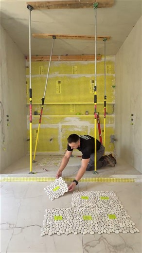 Unique Porcelain Shower Floor Installation