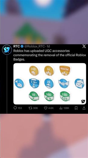 roblox badge news #roblox