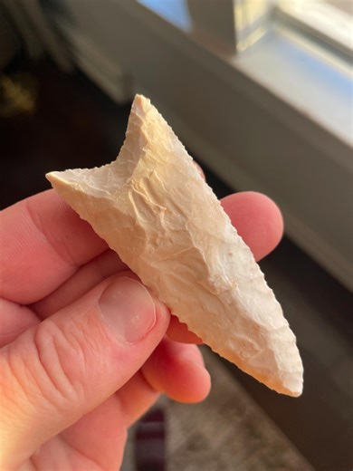 Arrowhead Point - Paleo Dart - Stone Arrowhead - Flintknapped Arrowhead - Homemade Gift - Dad Son Grandpa Birthday Gift - Paleo Spear Point - Etsy