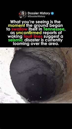 They Filmed The Massive Sinkhole
