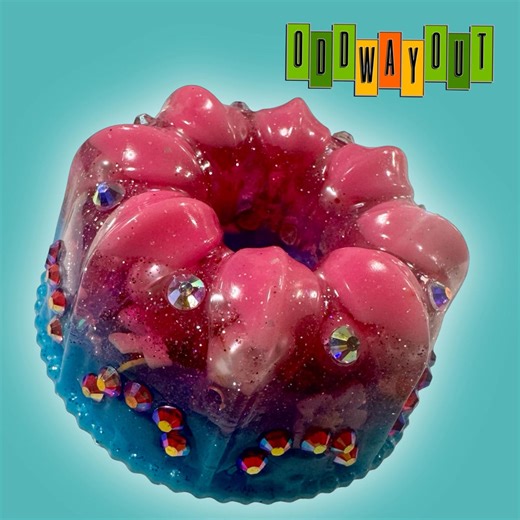 Pink Pearl Light up Mini Jelly Cake Magnet - Etsy