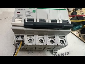 Montage et branchement Bobine Mx sur disjoncteur modulaire, MX on MCB