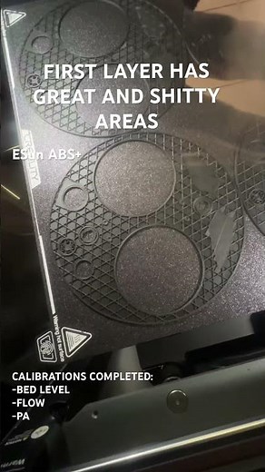 K2 Plus First Layer Issues