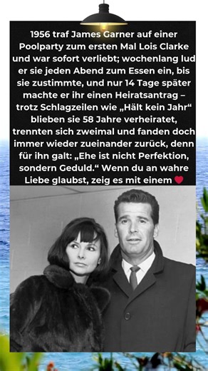 💖 Wahre Liebe existiert! Die unglaubliche 58-Jahre-Ehe von James Garner