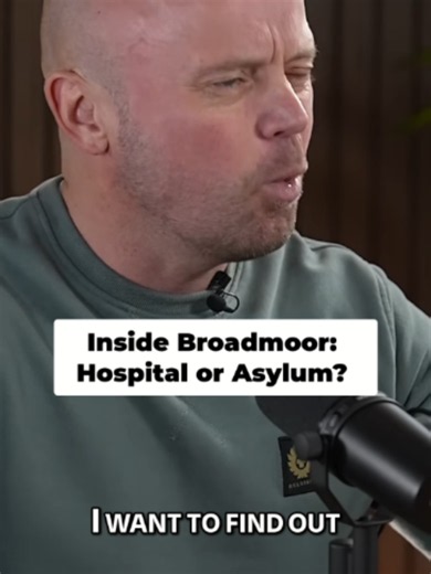 Broadmoor - Prisoner or Patient - Inside Secure Hospital. Podcast by Liam Tuffs on Youtube. #Crimetok #Recoverytok #ukprison #realstories #realstory