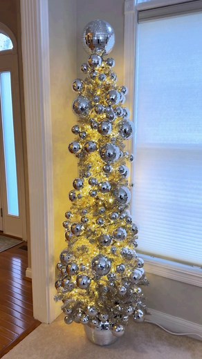Disco Ball Christmas Tree DIY Tutorial