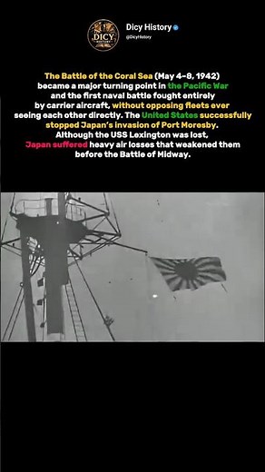 The Battle That Changed Naval Warfare Forever | Coral Sea 1942 #WWIIHistory #AmericanHistory