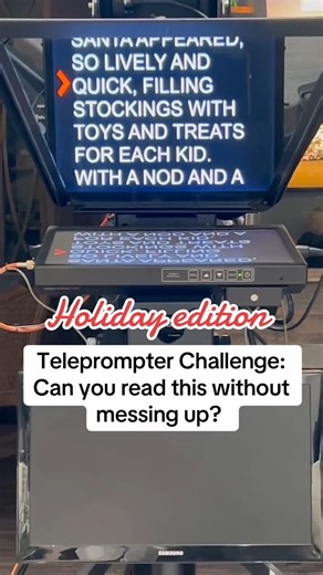 4.8K views · 12 reactions | How did you do?!? #teleprompterchallenge #teleprompter #telepromptertest #tvshow #tvhost | Fresh Living | Facebook