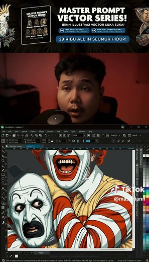Desain Vector Mudah Pakai Prompt AI Khusus