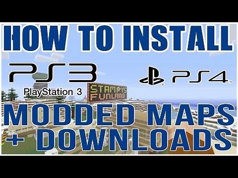 (PATCHED) How to Download Custom Maps and Mod on Minecraft PS3 + PS4 (PATCHED)