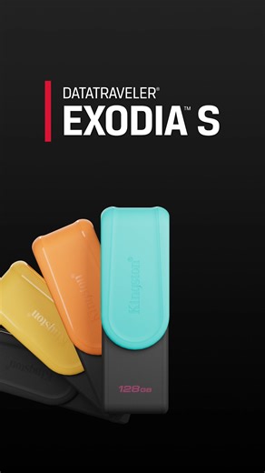 318 reactions · 4 comments | Meet the DataTraveler Exodia S - a reliable, everyday USB flash drive built for easy transfers and portability. Featuring a durable plastic swivel design and capacities from 64GB to 512GB, it’s a simple, colorful solution for school, work, or home. Grab your go-to drive with storage that fits your life. Learn More: kings.tn/DTXS #Kingston #DTXS | Kingston Technology | Facebook
