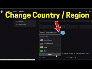 How to change Country/Region in Epic Games Account (step by step)