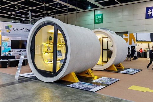 Rinker Materials Concrete Pipe Tiny House by Rinker Materials - ConcreteHomes.com