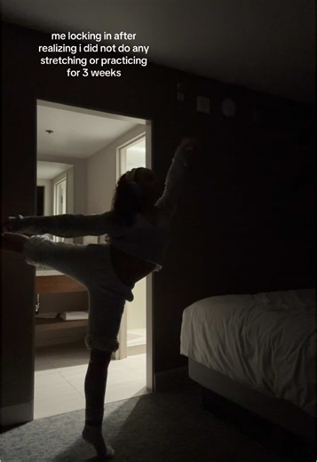 Ballet Dance Practice After a 3-Week Break