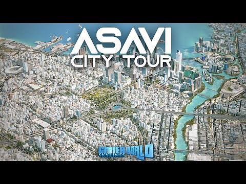 Cities Skylines: Massive Desert City Tour - 'Asavi' 2022