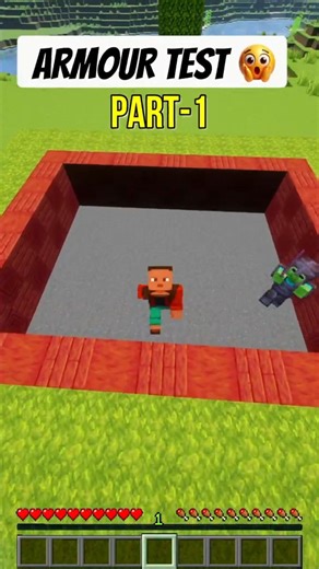 Minecraft Armor Test ⚔️ | Netherite Armor Zombie vs Armor Sets (Normal Mode) Part 1 #minecraft