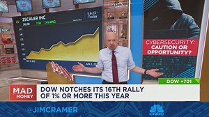 Jim Cramer digs into the winners and losers of the cybersecurity sector