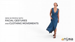New anima® 4D Digital Humans released