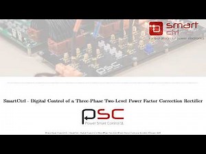 SmartCtrl - Digital Control of a Three-Phase Two-Level Power Factor Correction Rectifier​