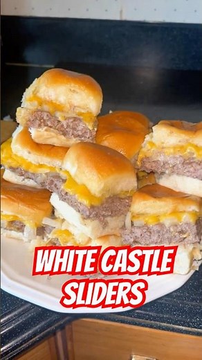 Homemade White Castle Sliders