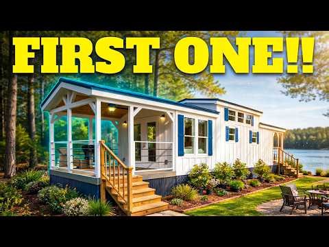 Y'ALL, they are NOW building these AWESOME tiny homes/cabins! Prefab House Tour