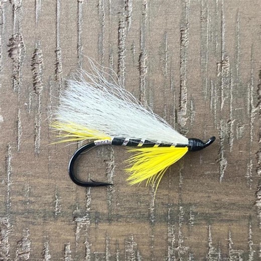 Black Ghost - Classic Atlantic Salmon Fly Pattern - Etsy