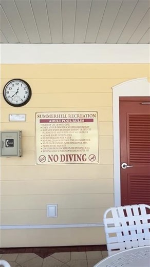 SummerHill Recreation Adult Swimming Pool @ The Villages Florida