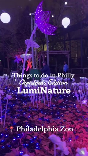Hey Primas! 👋🏼🩷 Check out LumiNature @philadelphiazoo They have 16 illuminated zones, kids can ride on the Septa PZ Express train, you can take selfies under the flamingo and butterfly tree, walk the path with light performers and so much more. It’s perfect for a day night or putting with the kids. 🎅🏽🎄💡 We highly recommend this event. #phillyiatedlatinas #philly #philadelphia #phillylife #phillytok #phillyevents #thingstodoinphilly #philadelphia #christmaslights #thingstodoinpa #philadelp