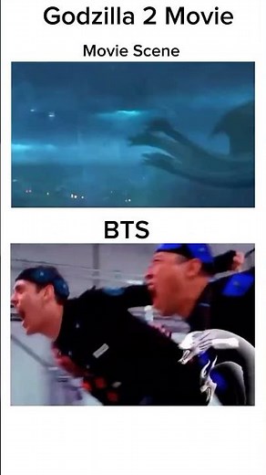 Godzilla 2 Movie Behind The Scene And Movie Scene