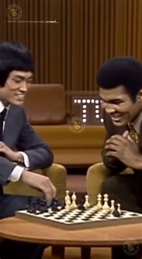 Bruce Lee and Muhammad Ali playing chess, talk show #viralshort
