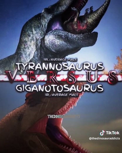 Accurate T. rex vs Giganotosaurus comparison