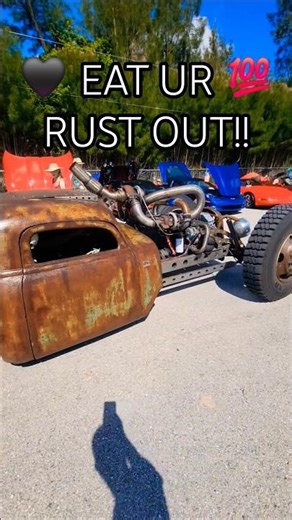 🐀 Ratty Rat Rod Diesel Dually Truck | Cape Coral Car Show #rust #patinatruck #hotrod