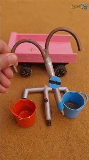 Mini tractor project mini motor water pump science project video🥰