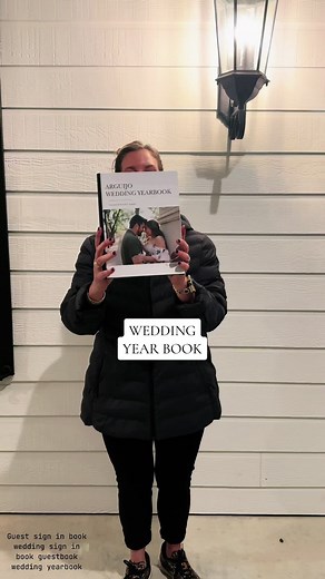 Unique Wedding Yearbook for Guests | Creative Guest Sign-In Ideas