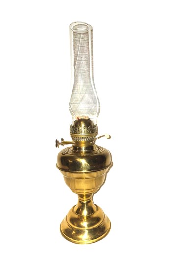 Victorian / Edwardian Brass Oil Lamp • Duplex Burner • Made in England • 48cm Antique Kerosene Lamp W/ Chimney • Vintage Home Decor - Etsy